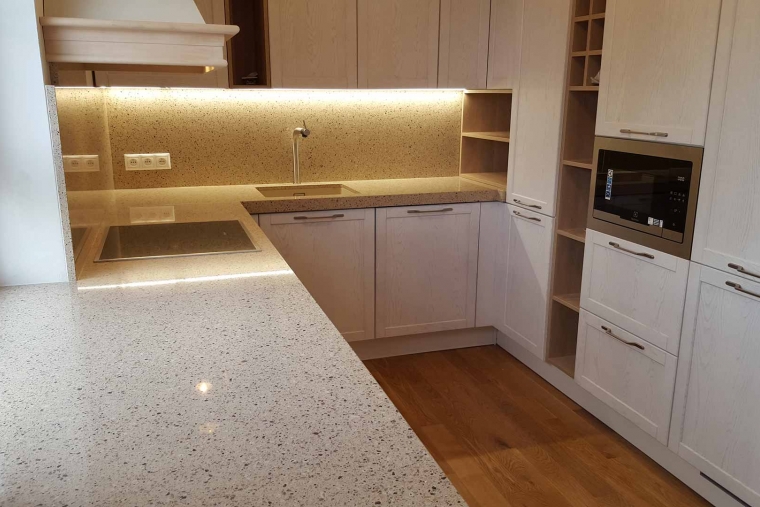 Technistone Crystal Sahara detail