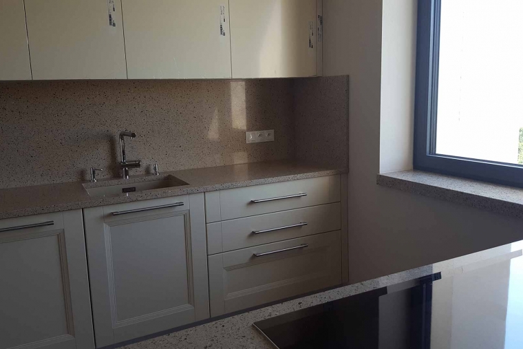 Technistone Crystal Sahara NR detail